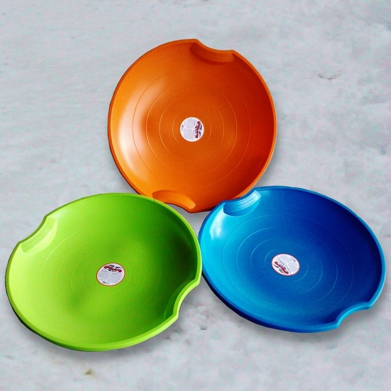 Pool & Beach: Snow Sleds: Flying Saucers 3-pack Plastic Sleds
