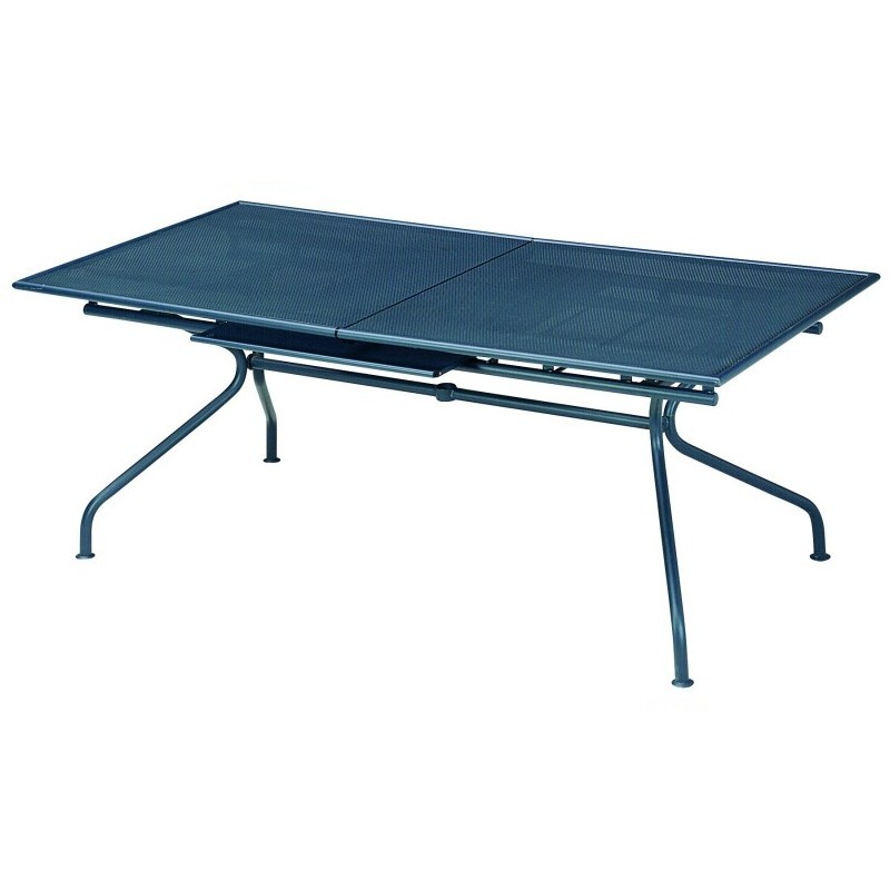 Piano Steel Rectangle Table w/Extension 108 inch