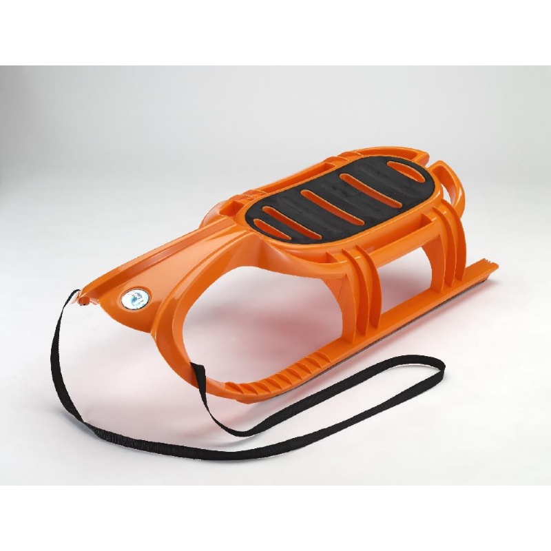 Pool & Beach: Snow Sleds: Snow Tiger Plastic Snow Sled Orange