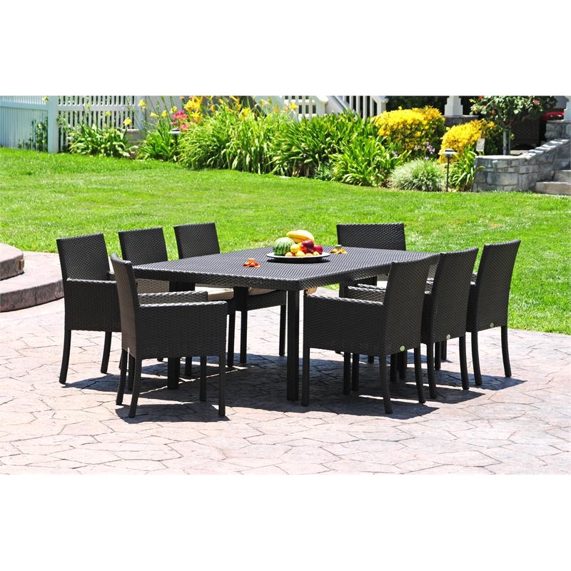 Outdoor Furniture: Patio Sets: Dijon Modern Patio Dining Set 9 Piece