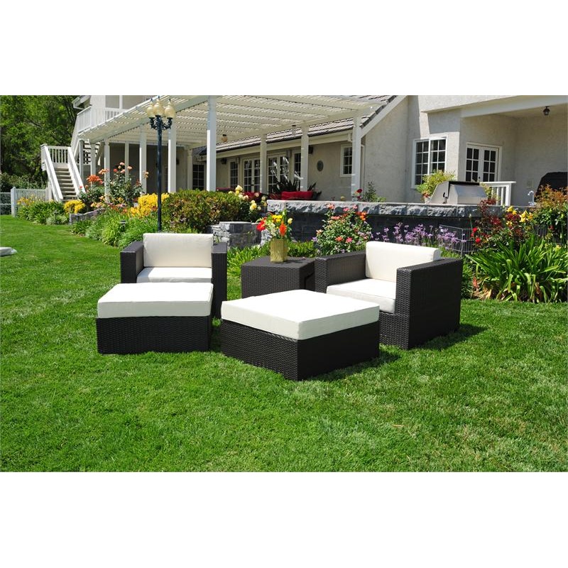 Dijon Modern Patio Club Deep Seating Set 5 Piece Dijon Modern Patio Club Deep Seating Set 5 Piece