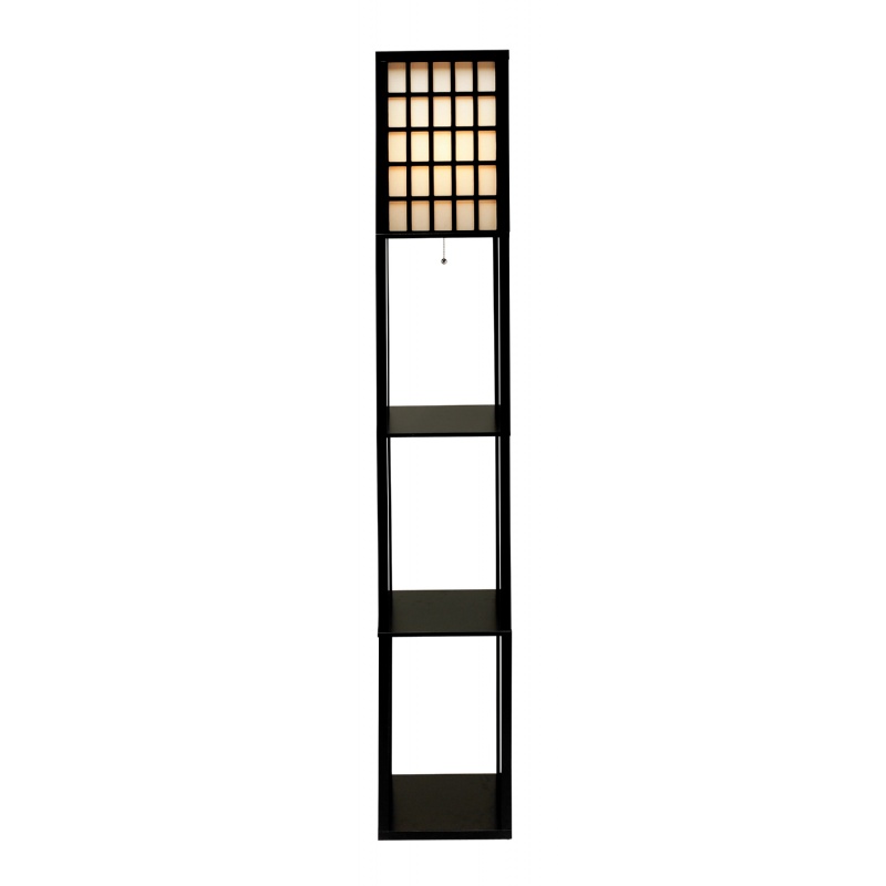 Adesso Black Middleton Floor Lamp : Floor Lamps