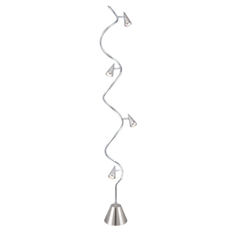 Adesso Steel Venus Spiral Floor Lamp : Floor Lamps