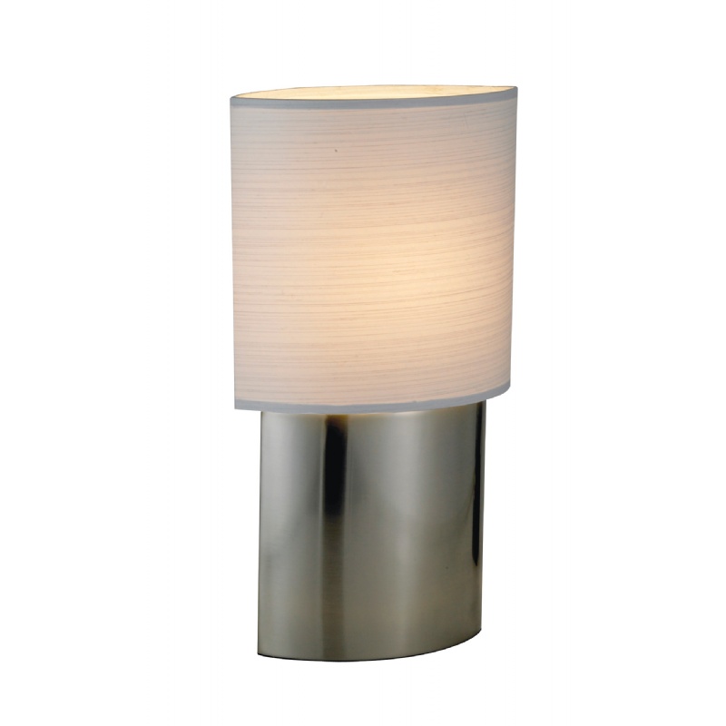 Adesso Satin Steel Sophia Table Lamp : Modern Table Lamps