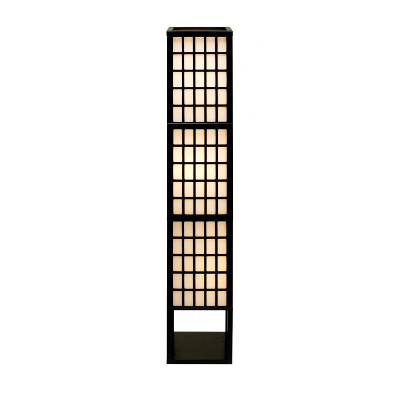 Adesso Black Middleton Floor Lantern : Floor Lamps