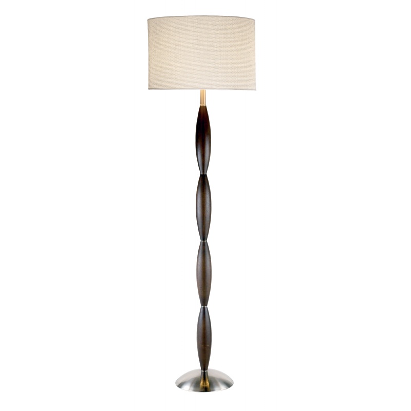 Adesso Walnut Twist Floor Lamp : Floor Lamps