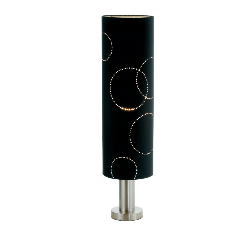 Lighting: Modern Table Lamps: Adesso Black Solaris Table Lamp