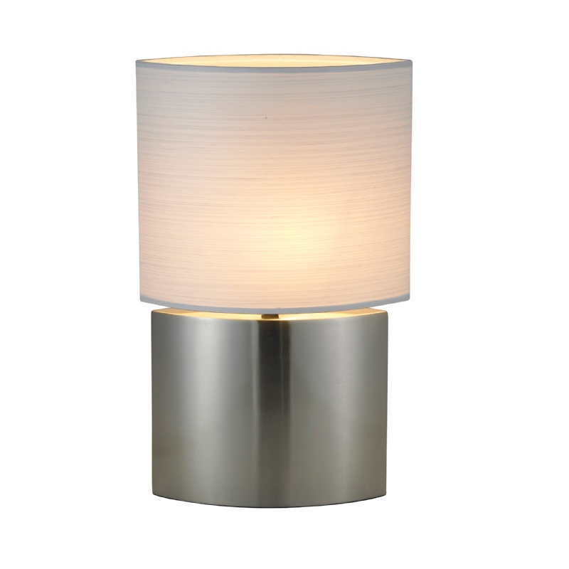 Adesso Satin Steel Sophia Tall Table Lamp : Modern Table Lamps