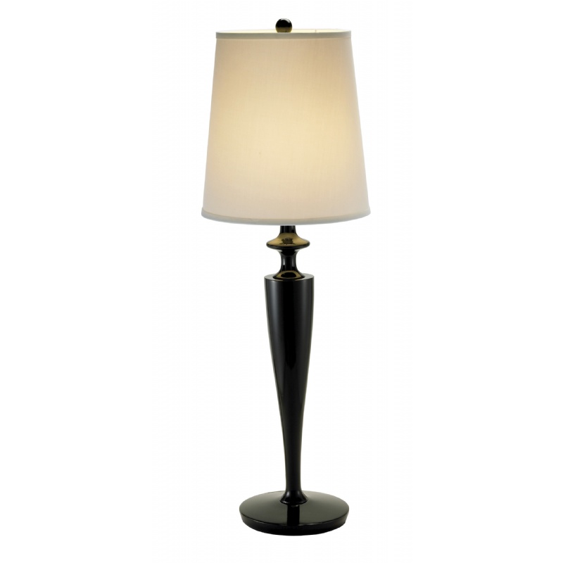 Lighting: Classic Table Lamps: Adesso Black Hallmark Table Lamp
