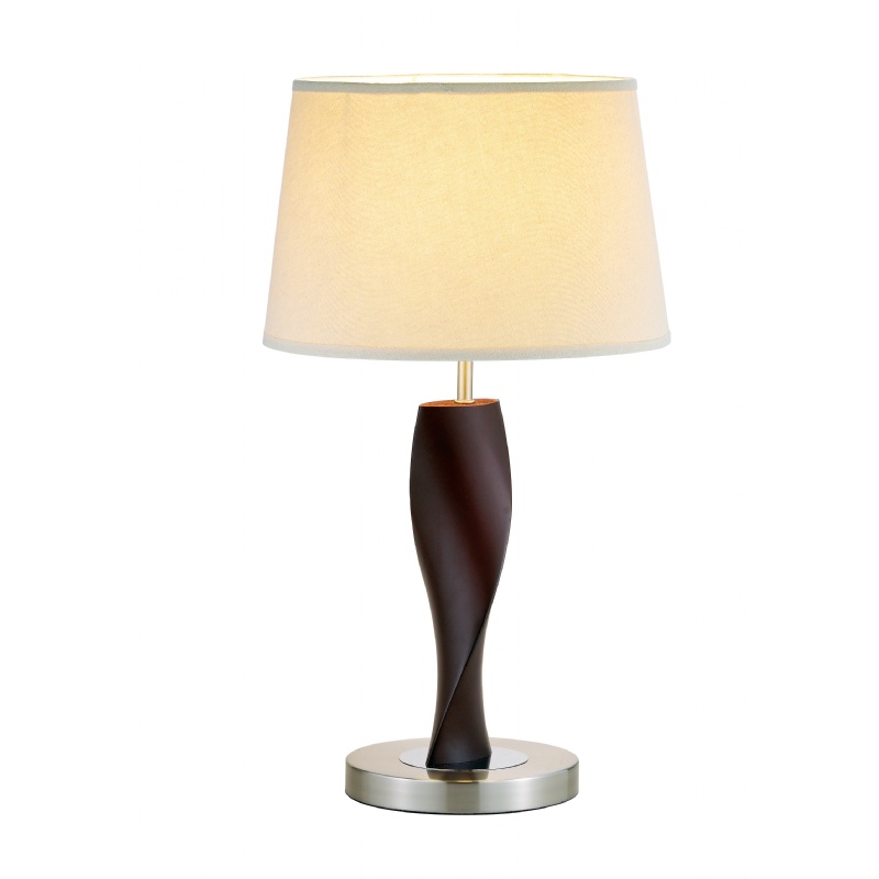 Adesso Walnut Helix Table Lamp : Modern Table Lamps