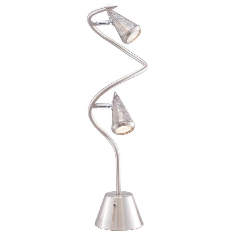 Adesso Steel Venus Spiral Table Lamp : Modern Table Lamps