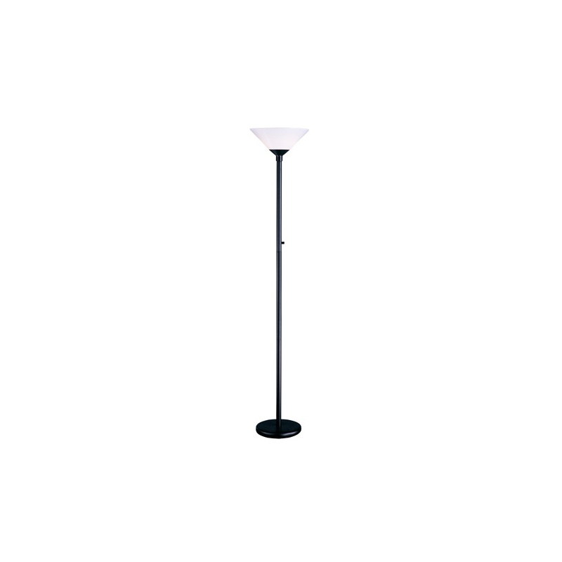 Lighting: Floor Lamps: Adesso Black Aries Floor Lamp