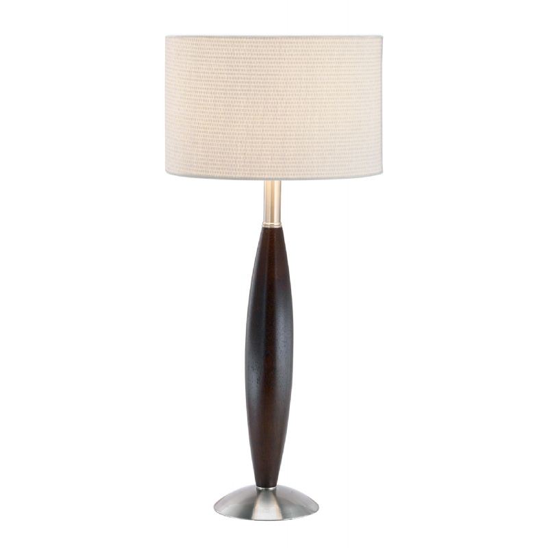 Adesso Walnut Twist Table Lamp