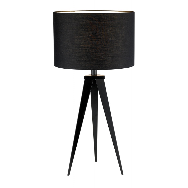 Adesso Black Director Table Lamp