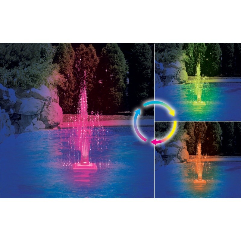 Pool & Beach: Pool Lights: Color Changing LED Fountain