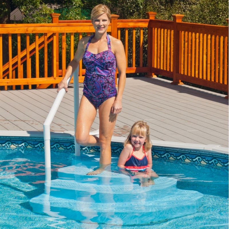 Pool & Beach: Pool Steps & Ladders: Above Ground Wedding Cake Pool Step