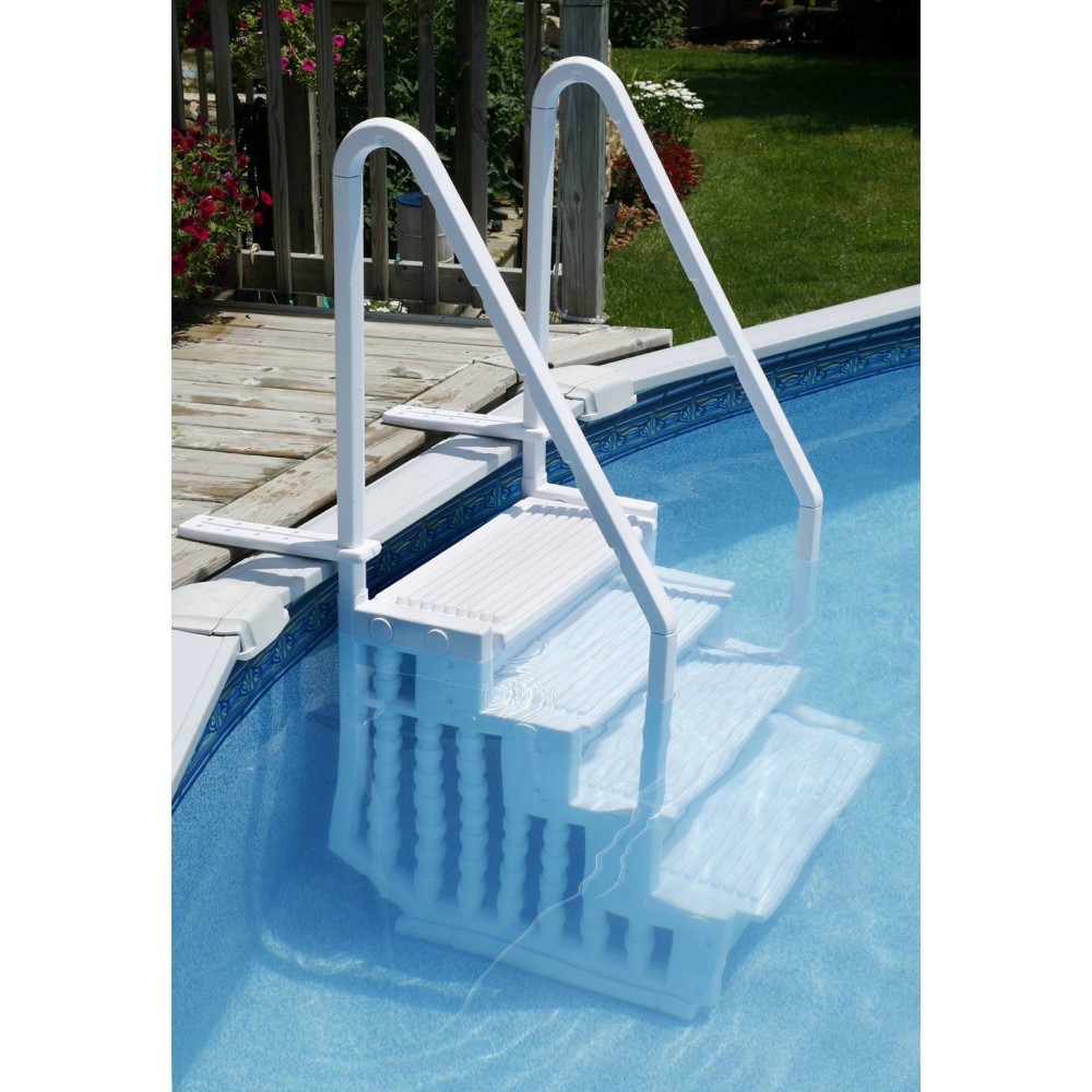 Pool & Beach: Pool Steps & Ladders: Easy Pool Step for Above Ground Pools