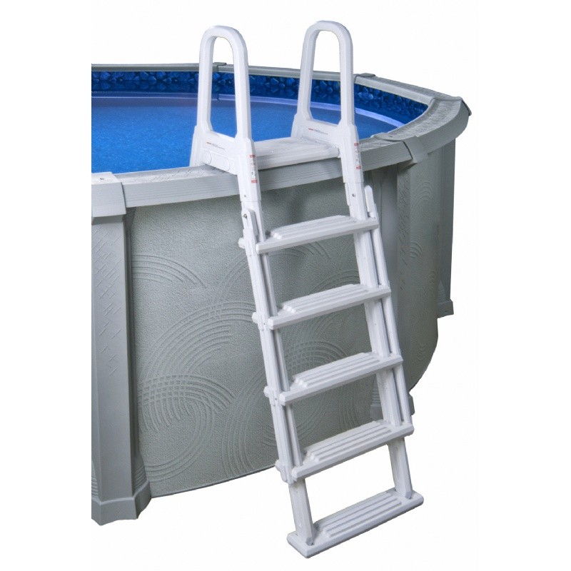 Pool & Beach: Pool Steps & Ladders: A-Frame Flip Up Ladder for Above Ground Pools