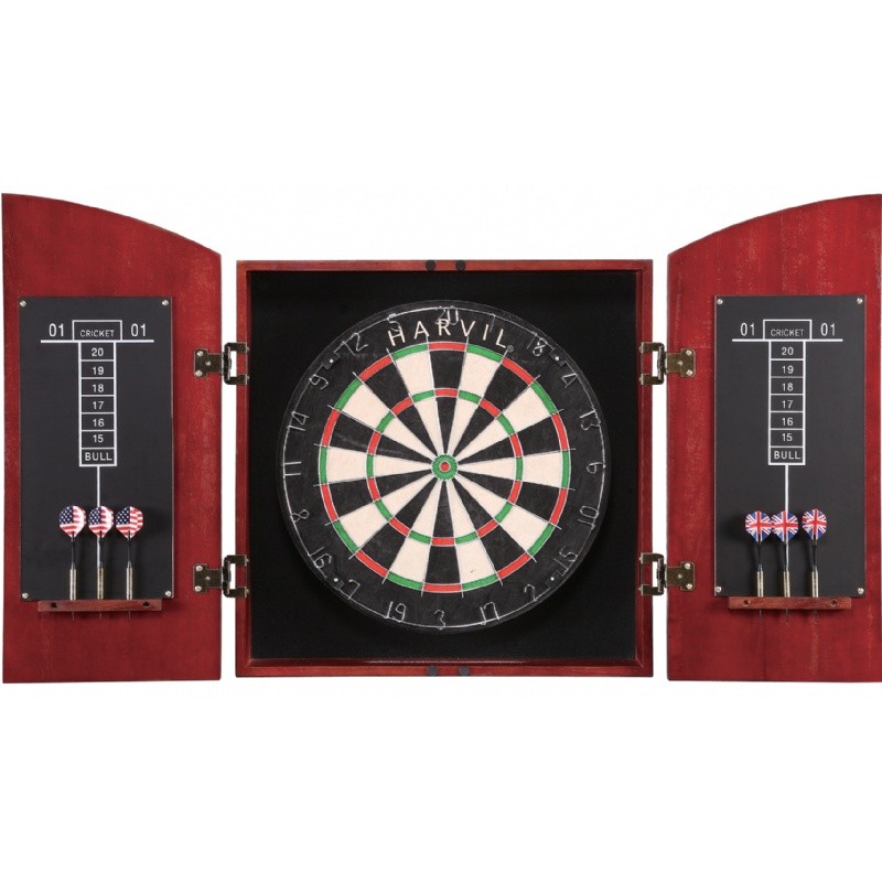 Holiday Gift Ideas: Solid Wood Dart Cabinet Set
