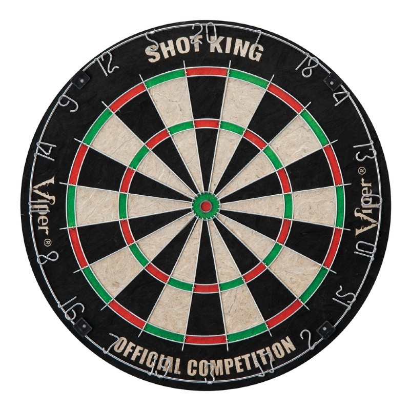 Home & Garden: Game Room Games: Shot King Sisal Dartboard with Darts