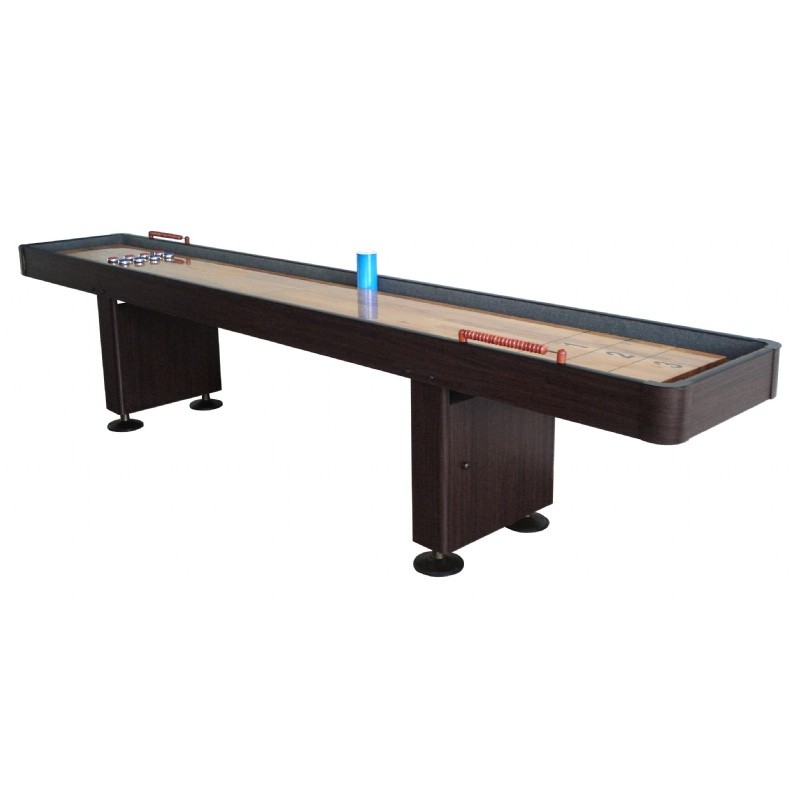 Home & Garden: Game Room Games: Carmelli 12 Foot Deluxe Shuffleboard Table - Walnut