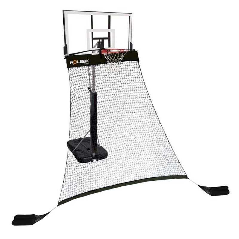 Home & Garden: Outdoor Games: Rolbak Basketball Return Net - Silver