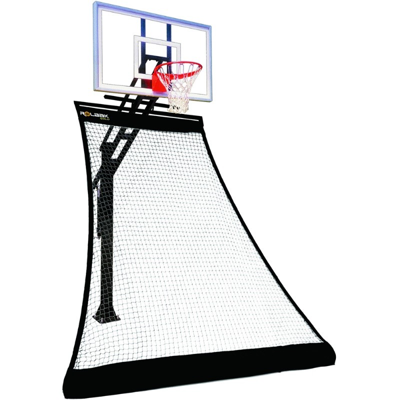 Home & Garden: Outdoor Games: Rolbak Basketball Return Net - Gold