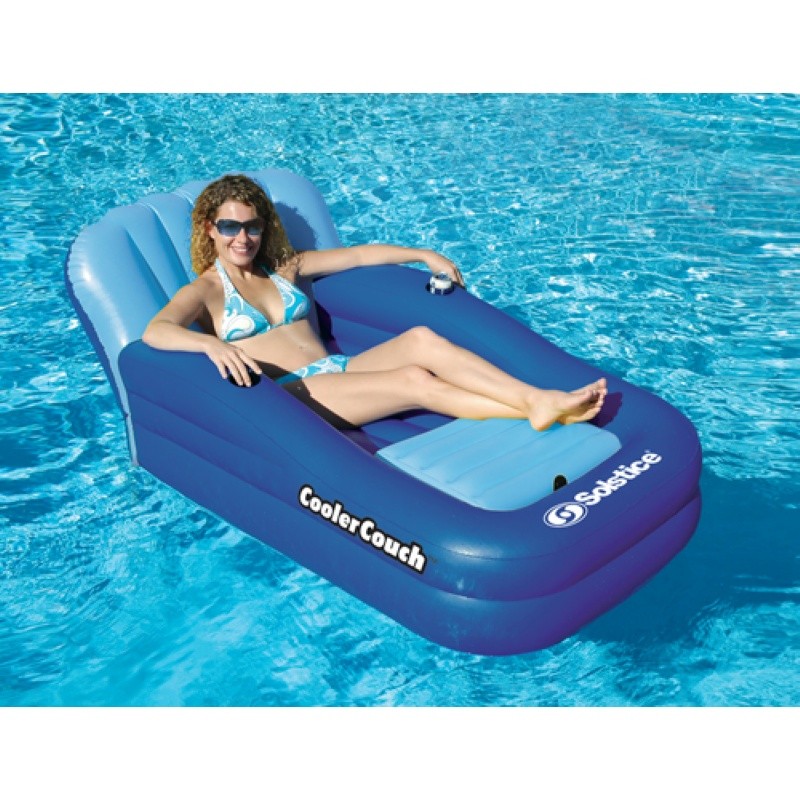 Pool & Beach: Inflatable Pool Fun: Oversized Inflatable Cooler Couch