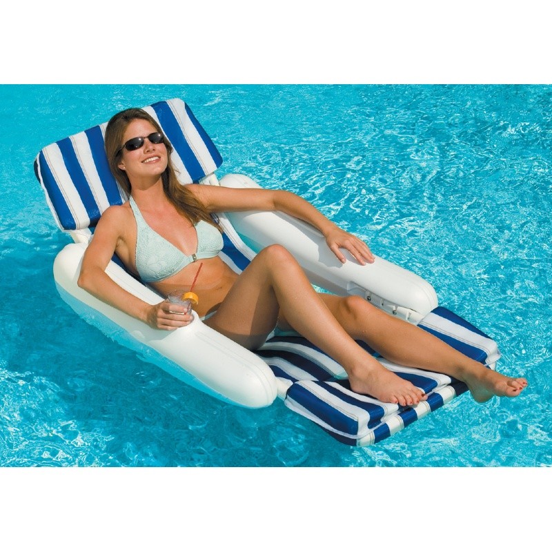 Pool & Beach: Pool Lounge Chairs: Sunchaser Padded Floating Lounger