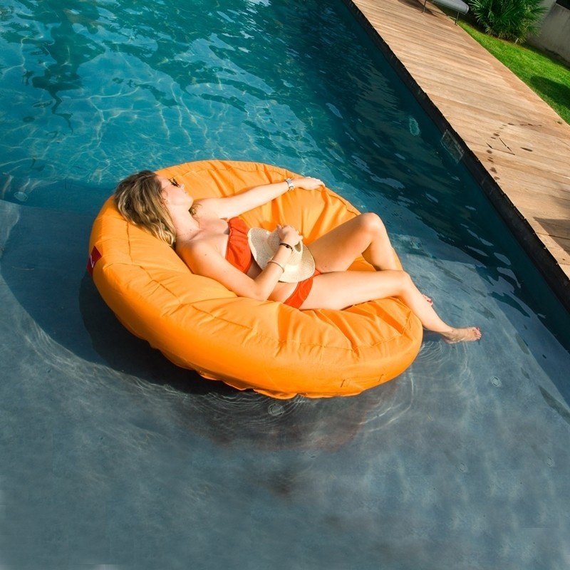 Pool & Beach: Inflatable Pool Fun: Sunsoft Inflatable Fabric Covered Pool Lounger