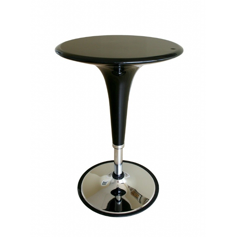What's hot on furniture products: Accent Tables: Nu Round Adjustable Height Table Black
