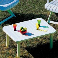 Plastic outdoor tables