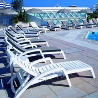 Resort chaise lounges