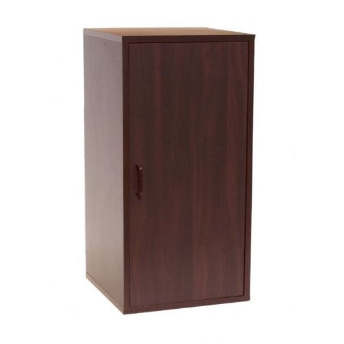 Organize it All 2 Section Double Storage Cube with Door Maple 84722