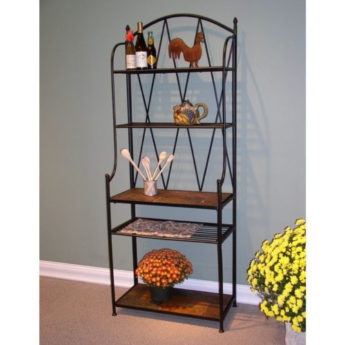 4D Concepts Metal Slate Bakers Rack with Slate Top 4DC-601512