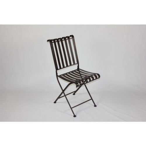 4D Concepts Rounded Metal Folding Chair - Metal 4DC-55582