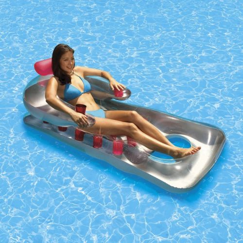 Inflatable French Classic Pool Lounger Pink PM85660-PINK