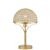 Gizella 9.5" 1-Light Indoor Matte Gold Finish Table Lamp 6001-1TL #3