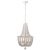 Samsa 16" 4-Light Indoor Weathered White and Matte Gold Finish Chandelier PD031-4WH #3