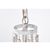 Valentinas 18" 4-Light Indoor Brushed White Finish Chandelier PD033-4WH #5