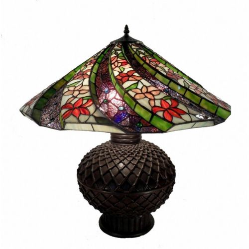 Tiffany Style 3D Twisted Table Lamp 1685-BB467