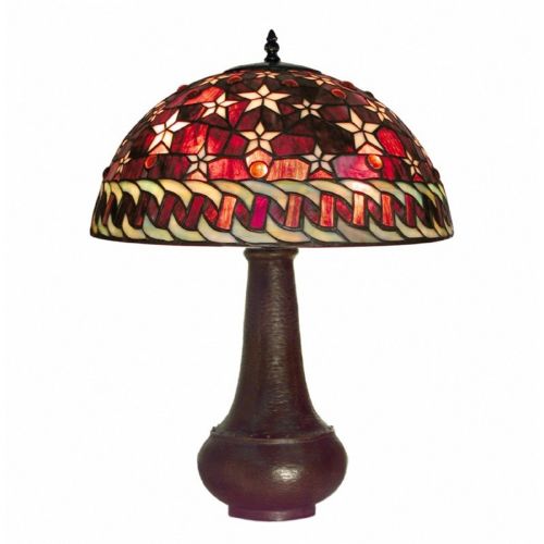 Tiffany Style Red Star Table Lamp BB59-PS231