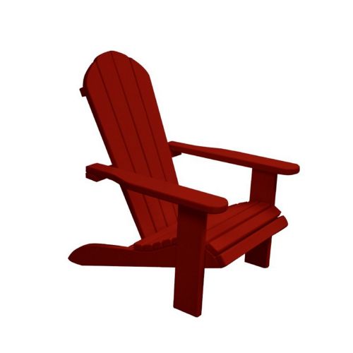 Kids Wooden Outdoor Chair - Bright Red 11106