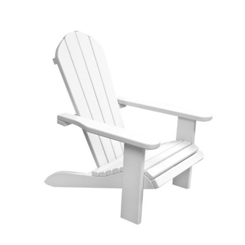 Kids Wooden Outdoor Chair - White 11104