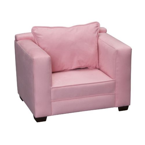 Modern Chair Pink Micro 02003
