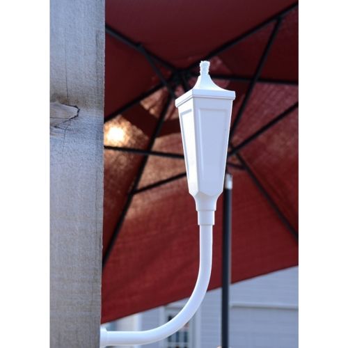 Sconce Garden Torches 2 Pack - Crater White SLST2-CW