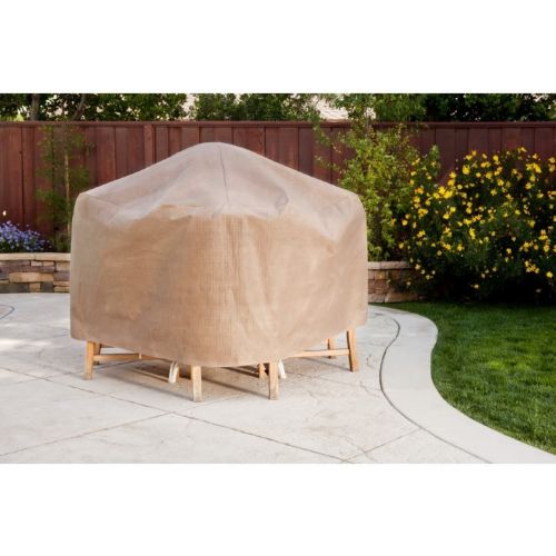 Duck Covers Patio Table & Chair Set Cover - Rectangle - 109"L × 84"W × 29"H MTO10984