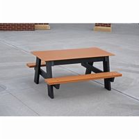 Kids Resinwood Picnic Bench and Table 4 Feet FF-PBKPIC4