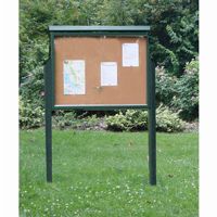 Large Message Center Resinwood One Side, Two Posts 51 × 36 Inch. FF-PBMC3P