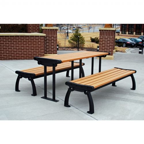 Heritage Resinwood Picnic Bench and Table 6 Feet FF-PB6-BFHERPIC